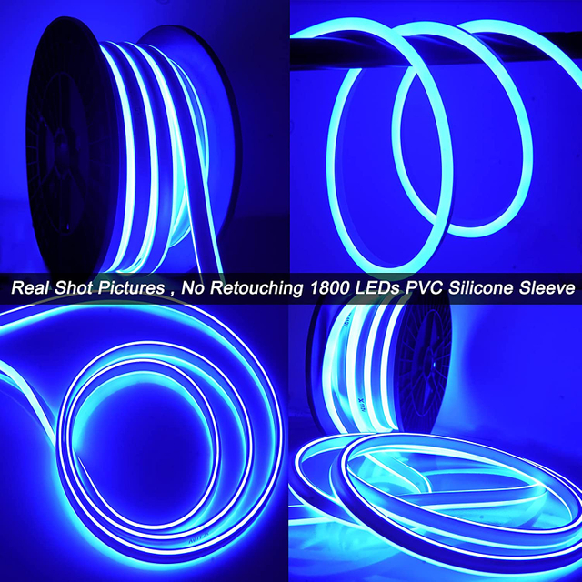 110V LED Neon Rope Lights Blue