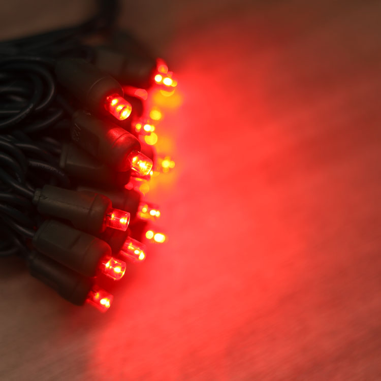 Mini Led String Spotlights 5MM Wide Angle Mini LED String Lights RED String Light UL Certified ...