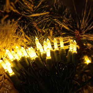 M5 LED String Lights Warm White UL Certified for Christmas Decoration Waterproof Outdoor Use