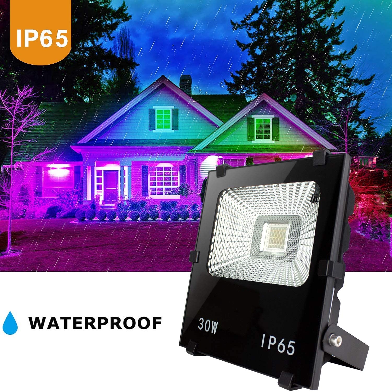 30W RGB LED Flood Lights